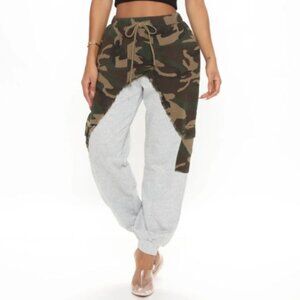 Fashion Nova Blending in Camo Sweat Jogger